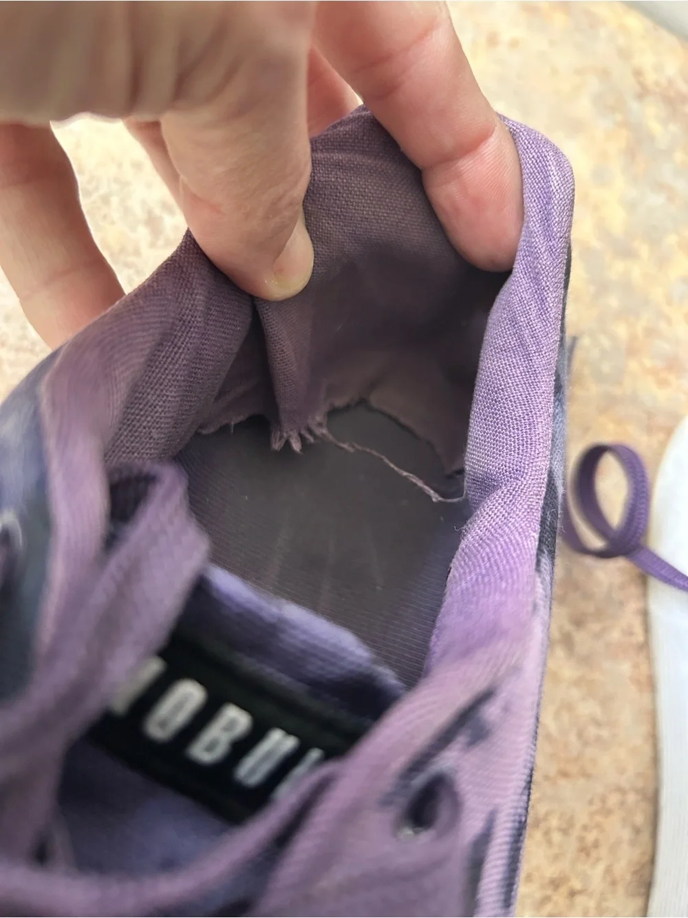 Nike No Bull Men’s Wisteria Gym Shoes in Tie-dye Purple Size 10